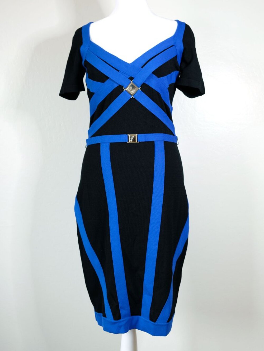 Versace Collection Maglia knit bandage dress, Size 42 (US 6)